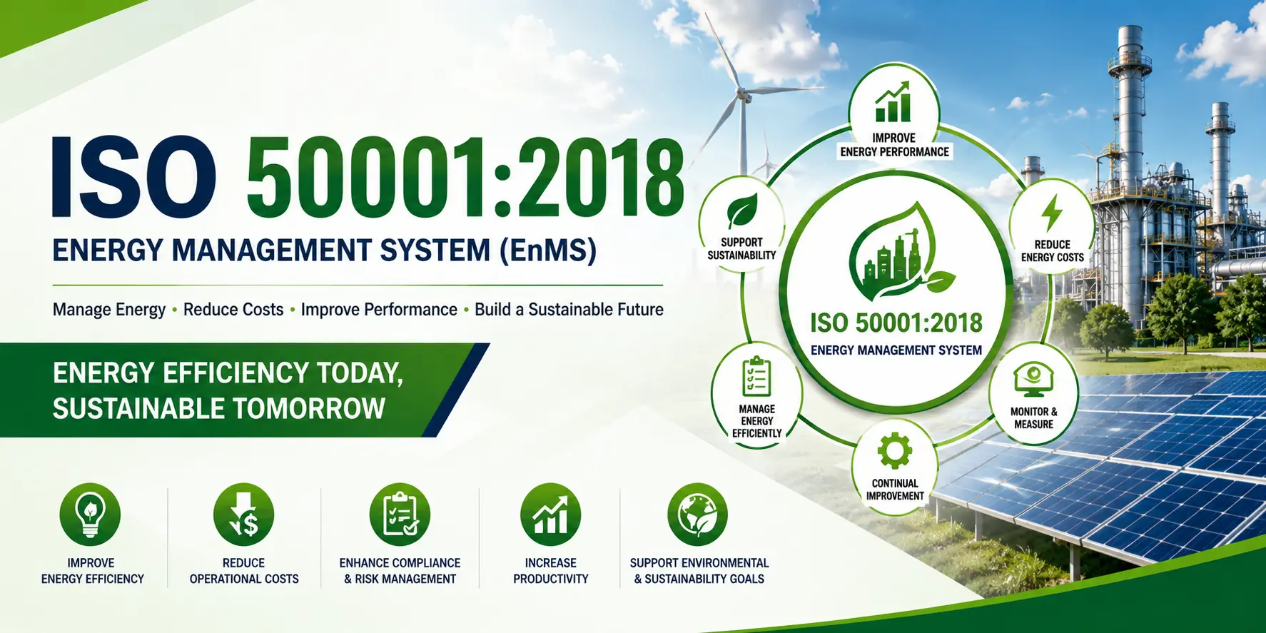 ISO 50001:2018 – Energy Management System (EnMS)